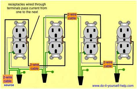 how to wire an outlet in series diagram Reader