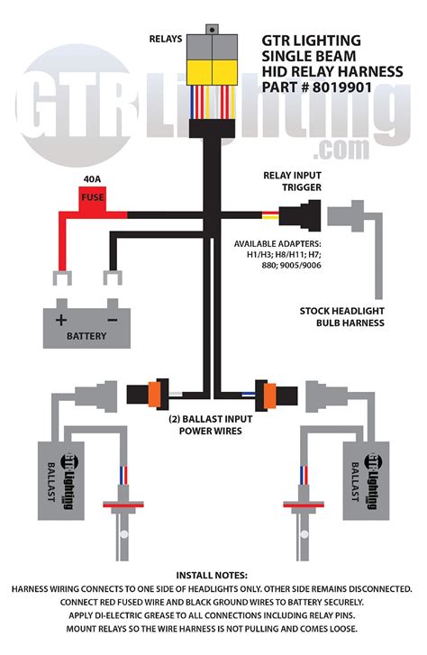 how to wire relay for hid lights Doc