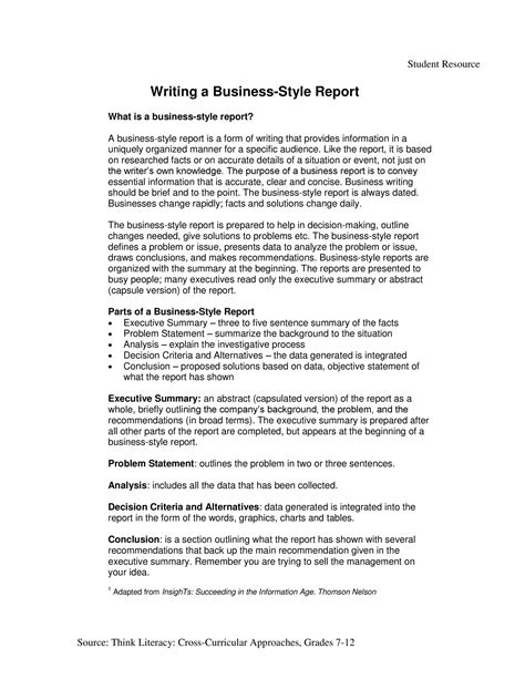 how to write a winning business report how to write a winning business report Reader