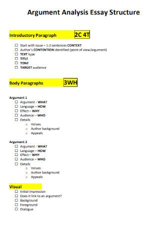 how to write an argument analysis paper Epub