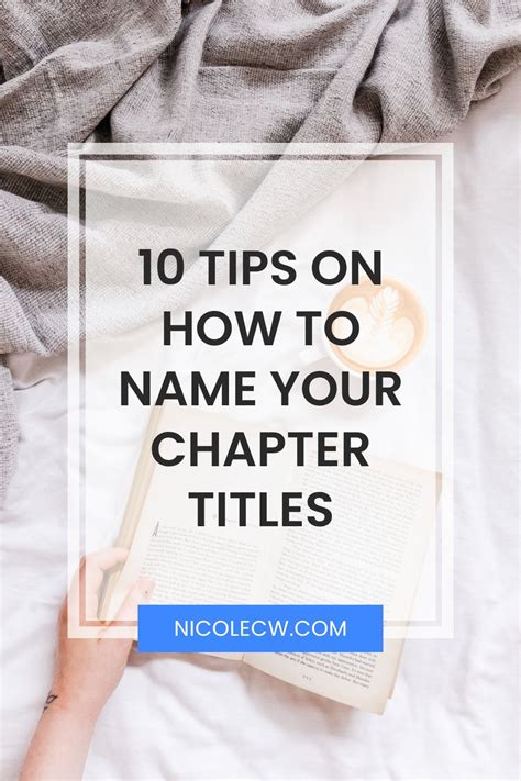 how to write chapter titles PDF