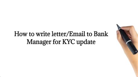 how to write kyc letter