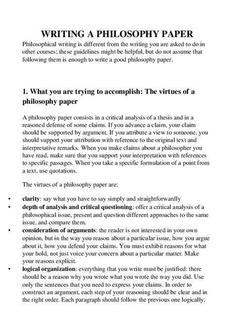 how to write philosophy paper Kindle Editon