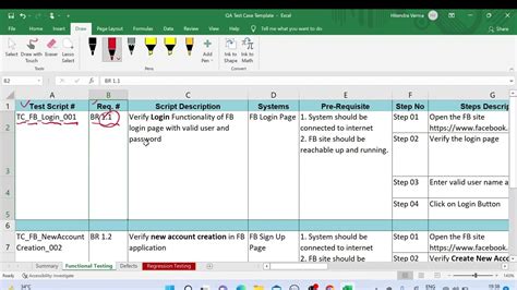 how to write test cases in manual testing with example Doc