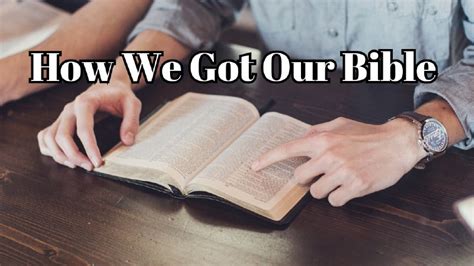 how we got the bible how we got the bible Doc