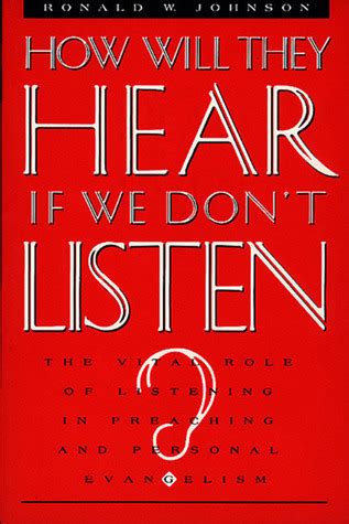 how will they hear if we dont listen? Epub