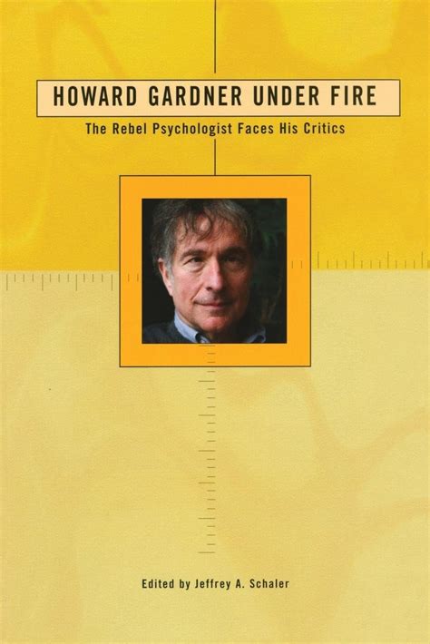 howard gardner under fire the rebel psychologist faces his critics PDF