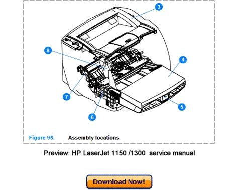 hp 1300 service manual Kindle Editon