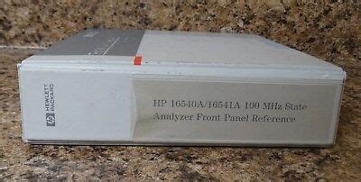 hp 16540a d 16541a d programming user guide Reader