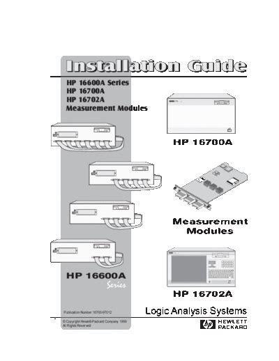 hp 16700 series quick manual reference guide user guide Epub