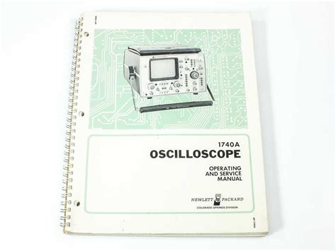 hp 1740a oscilloscope manual Epub