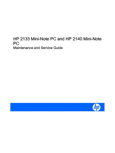 hp 2133 service manual pdf Kindle Editon