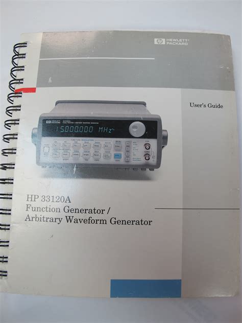 hp 33120a function generator manual Epub