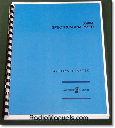 hp 3588a getting started guide user guide PDF