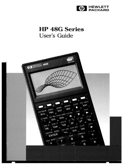 hp 48gx manual pdf Epub