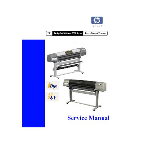 hp 5500 designjet service manual PDF