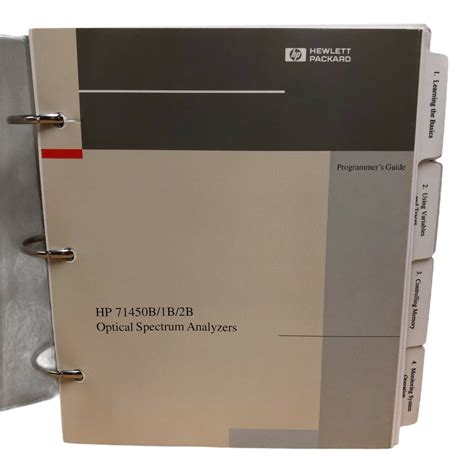 hp 71450b 1b 2b quick manual reference user guide PDF