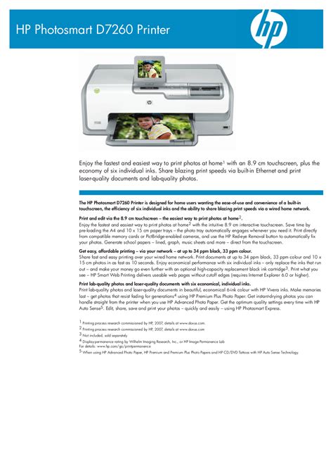 hp 7260 printer manual pdf Epub