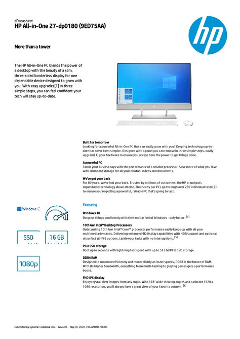 hp 7el7000t 101 desktops owners manual Doc