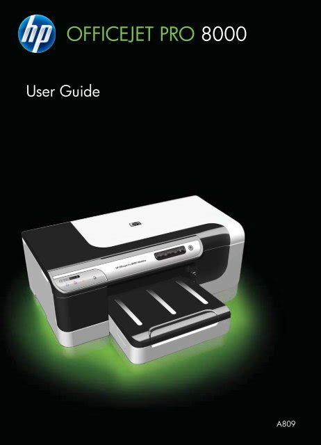 hp 8000 user guide Epub