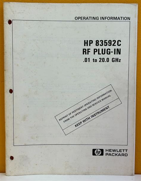 hp 83592c user guide PDF