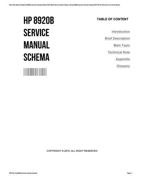 hp 8920b service manual schema Kindle Editon