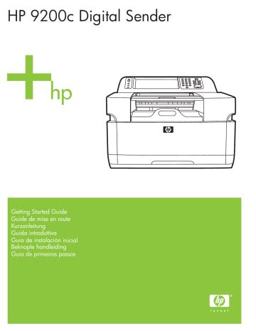 hp 9200c digital sender reviewer evaluatora s guide pdf Epub