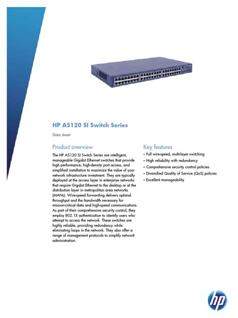 hp a5120 48g si switches owners manual Reader