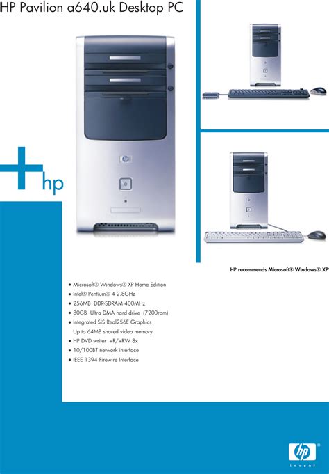 hp a640 desktops owners manual Epub