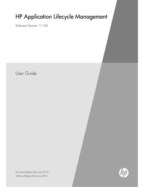 hp alm 11 users guide pdf PDF