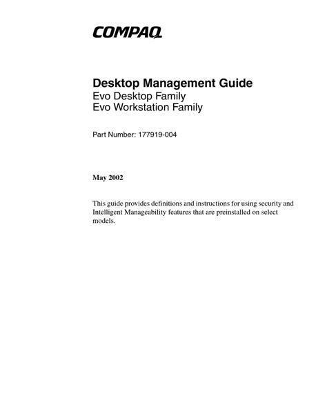 hp d510 dt desktops owners manual Doc