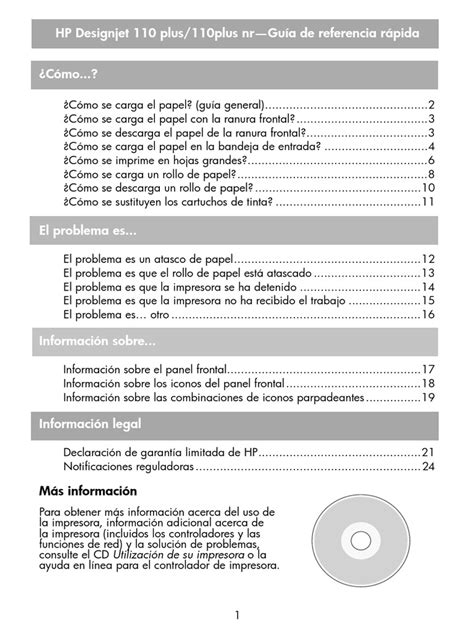 hp designjet 110 plus manual Reader