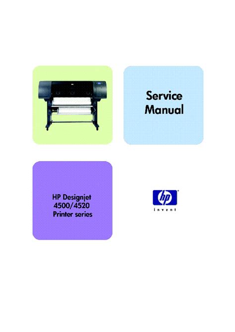 hp designjet 4500 service manual free download Reader