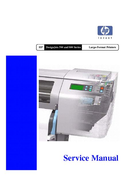 hp designjet 500+service manual pdf PDF