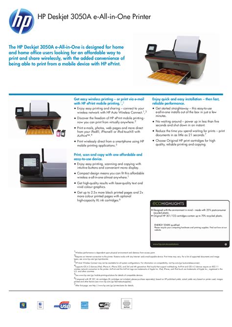 hp desktop 3050 printer manual Kindle Editon
