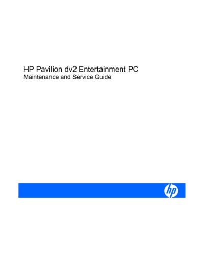 hp dv2 1120 laptops owners manual PDF