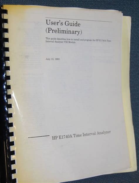 hp e1740a user guide Doc