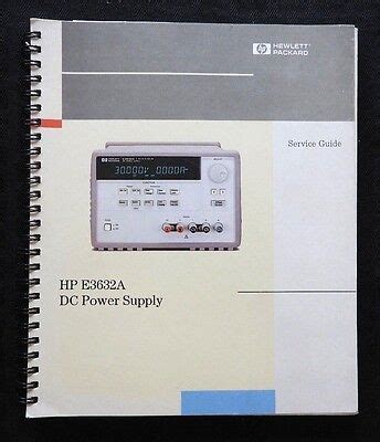 hp e3632a service manual user guide PDF