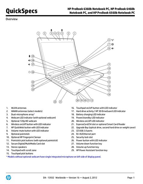 hp instruction manuals for laptops PDF