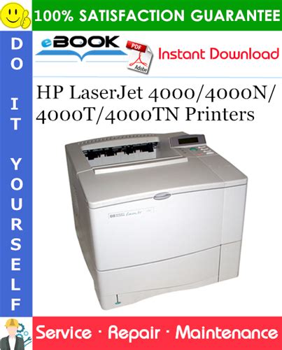 hp laserjet 4000tn manual Kindle Editon