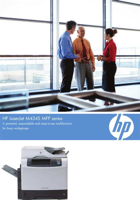 hp laserjet m4345 mfp user guide Reader