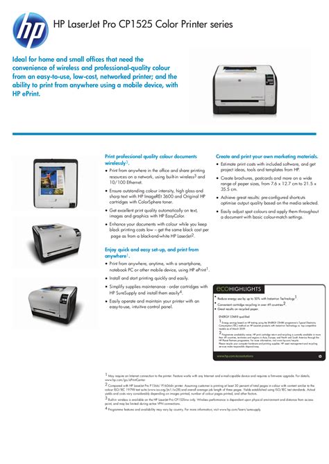 hp laserjet pro cp1525nw color printer user manual Reader