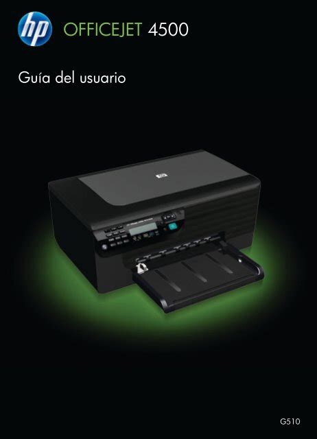 hp officejet 4500 g510 all in one series user guide Kindle Editon