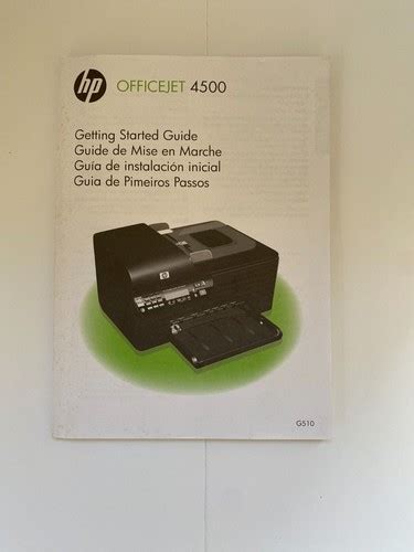 hp officejet 4500 printer manual PDF
