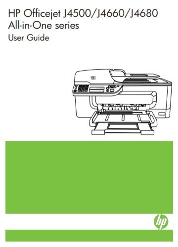 hp officejet 4500 wireless manual troubleshooting PDF