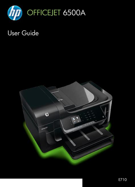 hp officejet 6500a+all in one manual Doc