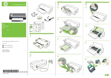 hp officejet k7100 color instructions Kindle Editon