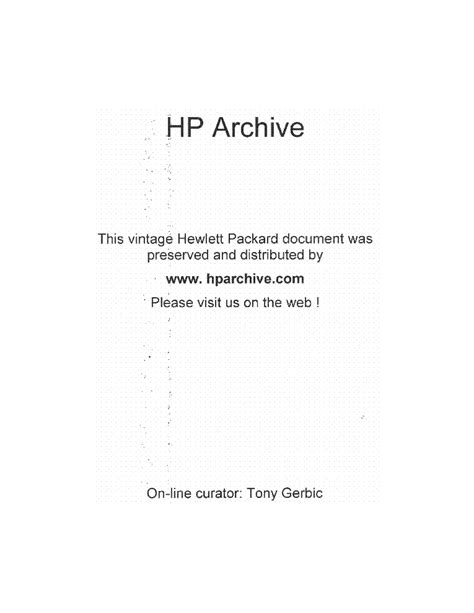 hp page 2s owners manual Epub