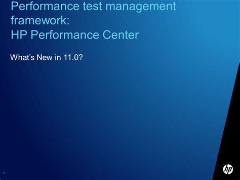 hp performance center 11 user guide PDF