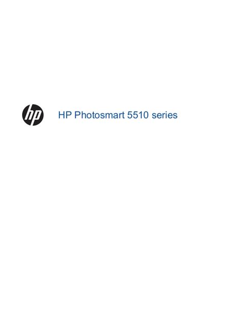 hp photosmart 5510 user guide PDF